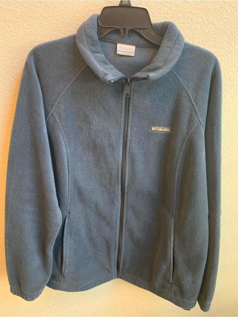 Columbia Women’s Dark Blue Full-Zip Fleece Jacket
